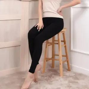 [아우트]레깅스 검정 홈웨어 속바지 운동바지 9부