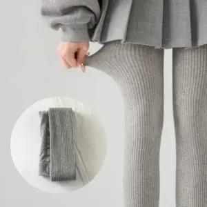 고탄력 넉넉한 니트 스타킹 롱 팬티 니삭스 빅사이즈