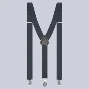 컬러 남자 여자 성인용 소품 무지 회색 멜빵 클래식