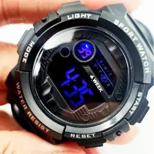 초경량 야광 군인 훈련소 전자 손목 시계 방수 알람 방수손목시계