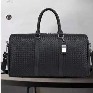 프리미엄 대용량 루벤 블랙 위빙 보스턴백 여행 가방 출장용 트래블백 남성 여성 공용
