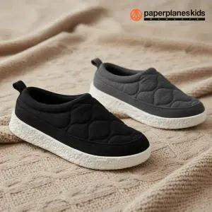 [페이퍼플레인키즈]PK8243 아동 키즈 어린이 방한 겨울 슬리퍼 패딩 슈즈 방한 실내