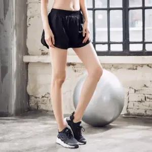 [아우트]여자 요가복반바지 이중 포인트 반바지 2겹