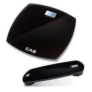 카스 디지털 다크블랙 강화유리 체중계 180kg