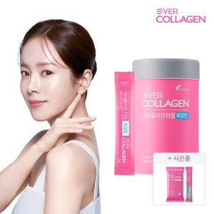 에버콜라겐 타임비오틴, 30포,1개 + 증정 (타임비오틴 10포,1개 + 쇼핑백(미니),1개 )