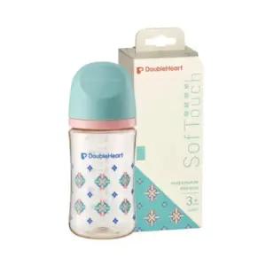 더블하트 아기 모유 수유 젖병 240ml 젖꼭지 M 단청