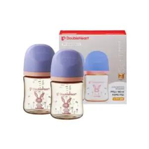 더블하트 신생아 수유 젖병 출산 선물 160ml 래빗