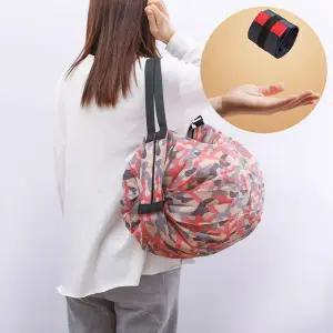 컴팩트 접이식 장바구니 간편 휴대용가방 인쇄가능 가벼운장바구니