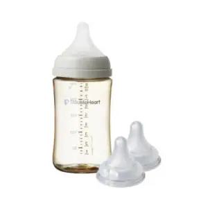 더블하트 모먼트 젖병 240ml 젖꼭지 L 사이즈 그레이