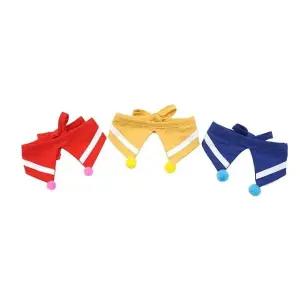 고품질 반려동물 폼폼 스카프 3색 6개 세트 강아지 고양이 (WE51CD1)