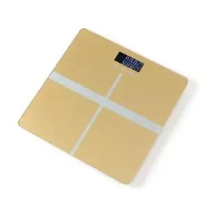 크로스 골드 사각 디지털 체중계