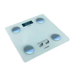 블루투스 스마트 체지방 체중계 화이트