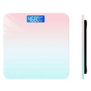 고화질 LCD 디지털 체중계 강화유리 디자인