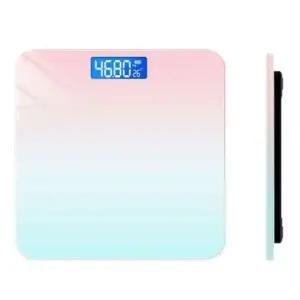JU 튼튼한 그라데이션 디지털 체중계 온도 표시