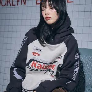 카이젠 레글런 스냅 후드 챠콜