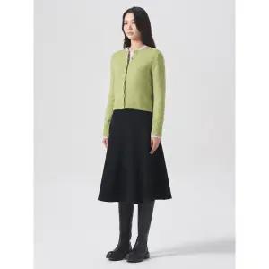 [에잇세컨즈] 기모데님 플레어 스커트  네이비 (354Y27HPAR)