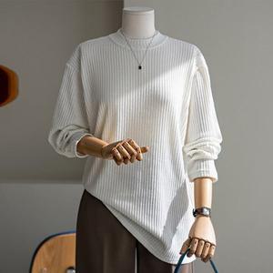 (안나앤플러스) 케이트 골지 티셔츠[티셔츠DPN13] 빅사이즈