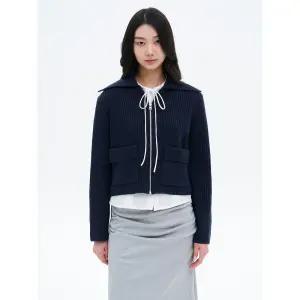 [에잇세컨즈] 집업 가디건  네이비 (12525AMQ1R)