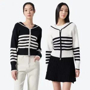 [에잇세컨즈] 배색 파이핑 칼라넥 카디건 (32425ALY4) (2종)