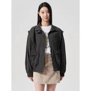 [에잇세컨즈] 아웃포켓 오버핏 점퍼 애쉬 (164339EY14)