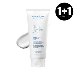 [1+1][미샤] 수퍼 아쿠아 울트라 히알론 클렌징 크림 200ml