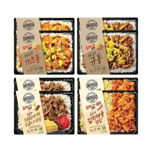 온더고 일식혼합8(가츠동2,규동2,소고기덮밥2,김치제육2)