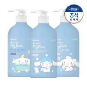 그린핑거 시나모롤 마이키즈 프레쉬 샴푸+워시+로션500ml