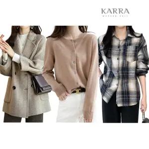 [카페7%][40%][카라/클라셰 외] 겨울신상 미리보기! 데일리룩부터 모임룩까지/니트/가디건/패딩/기모아이템 외