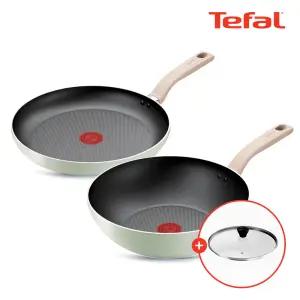 테팔 인덕션 민트 세이지 2종(후라이팬28+웍28)