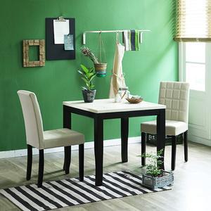 데미안 에코 화강암 2인 대리석 식탁세트/의자 2개 2color