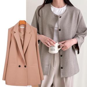 가을자켓 국내제작  빅사이즈여성의류 자켓/점퍼/가디건  큰사이즈 중년 마마걸 오피스룩