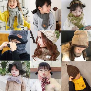 5장1세트 유아동 넥워머 스키장 눈썰매장  니트 쁘띠 목도리 유아 아동 머플러