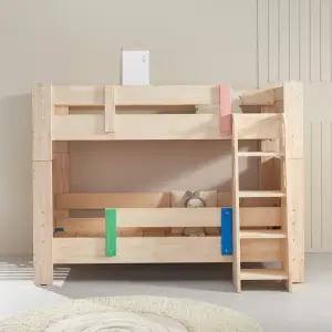 메이비 원목 E0 분리형 이층 침대 싱글 S +매트리스 2개 DF909239