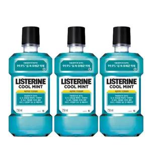 리스테린 쿨민트 250ml 3개