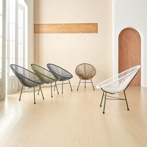 피카소 에그 아카풀코 라탄 카페 인테리어 1인 디자인의자