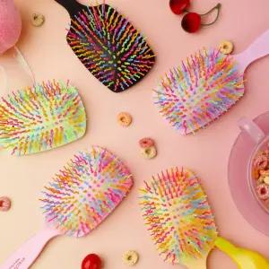 아이캔디 레인보우 볼륨 S 패들 헤어브러쉬 6종