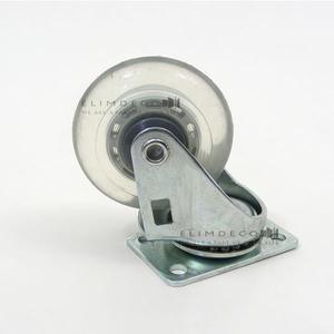 2인치 투명우레탄 회전바퀴