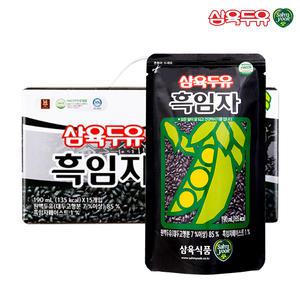 삼육두유 흑임자 파우치 두유 190ml 15팩
