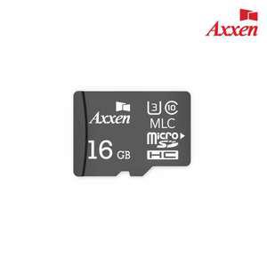액센 블랙박스용 Black 마이크로SD카드 16GB