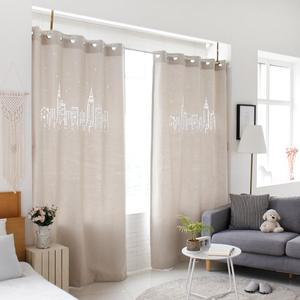 [리앤룸] 시티레이저 펀칭 암막커튼 (2장)