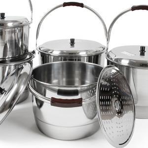 선학 스텐 들통 BN 손잡이 찜솥 찜기 곰솥 국통 냄비