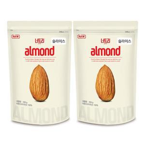 [너트리]캘리포니아 슬라이스아몬드 500g x 2개