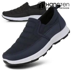 [행텐] 남성 기모안감 패딩슬립온 방한화 가볍고 따뜻한 겨울신발