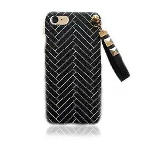 아트박스/키스맥 프리미엄 키링 헤링본 패턴케이스(아이폰11프로맥스)