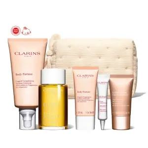 [롯데백화점]클라랑스 [단독] 예비맘 크림&오일 세트 (파우치+ 예비맘 크림 30ml 포함 디럭스 3종)