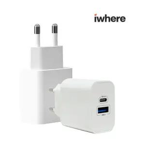 PD PPS 30W 2포트 초고속충전기 C타입 USB-A 고속듀얼충전