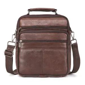 밀레바노 남성 대형 가죽가방 크로스백 MV-7101 캐주얼 데일리 숄더백
