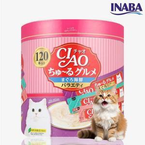 이나바 챠오츄르 대용량 버라이어티팩 참치 해산물 120개입(SC-211)