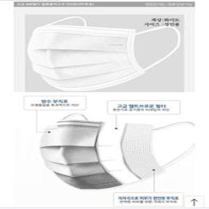 일회용마스크50매/성인용/흰색3겹4겹필터/파랑블루3중/face mask