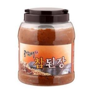 뚝배기 공산애 참된장 3KG 전통 한식 재래 식당 집된장